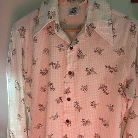Kennington California Ltd 70s Mickey Mouse Minnie Mouse Button up shirt - Picture 9 of 10